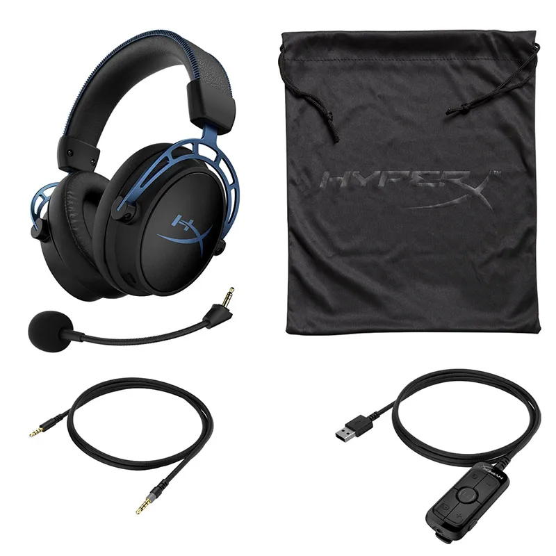 Игровая гарнитура Kingston HyperX Cloud Alpha S объемный звук 7 1 с микрофоном для киберспорта