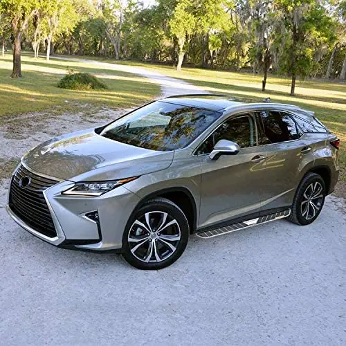 

2Pcs Door Fixed Side Step Running Board Nerf Bar Guards Protector Fits for Lexus- RX RX350L RX450hL 2017 2018 2019 2020 - Black
