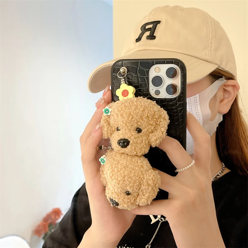 

Cute 3D Dog Phone Case For Samsung Galaxy J2 J7 Prime J4 J6 2018 S8 S9 Plus S10E A6 A8 A9S A750 A730 A40S M10 M20 M30 Back Cover
