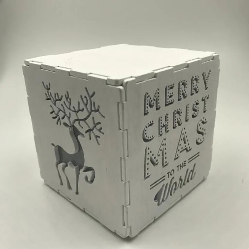 СВЕТОДИОДНЫЙ ночник в деревянной коробке креативный маленький светильник