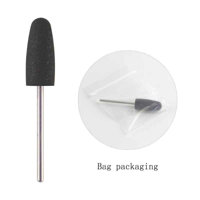 F02-bag packaging 1 шт. сверла для ногтей, силиконовая шлифовальная машина для лака для ногтей, роторные заусенцы для кутикулы, резак для маникюра, электрические аксессуары, инструменты - Цвет: F02-bag packaging