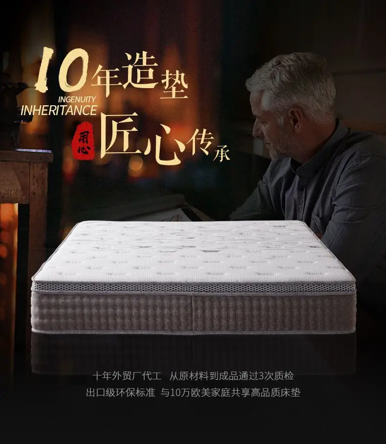 

Оптовая продажа с фабрики, матрас-губка для отеля, 1,5 м, 1,8 м, Весенняя подушка для дома, спальни, для двух человек, экономичная, Симмонс