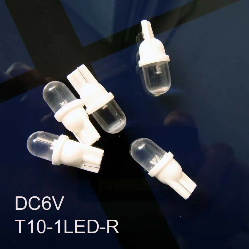 

Высокое качество DC6.3V 6V T10 светодиодный индикатор сигнала приборной панели, 6V w5w 168 194 501 Светодиодная лампа приборной панели Бесплатная доста...
