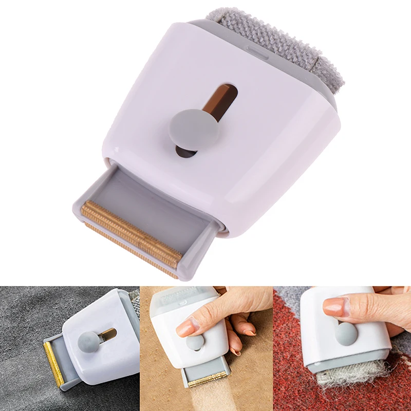 

2-1 Mini Portable Lint Remover Pet Hair Remover Manual Lint Roller Sofa Clothes