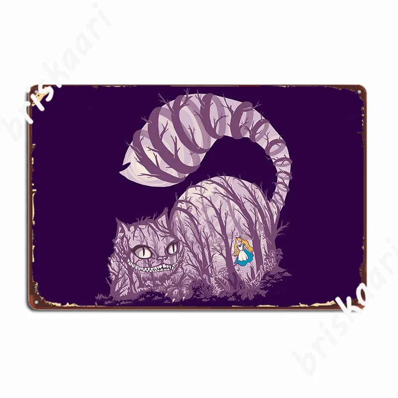 

Inside Wonderland Metal Sign Club Home Printing Plaques Club Bar Tin Sign Poster