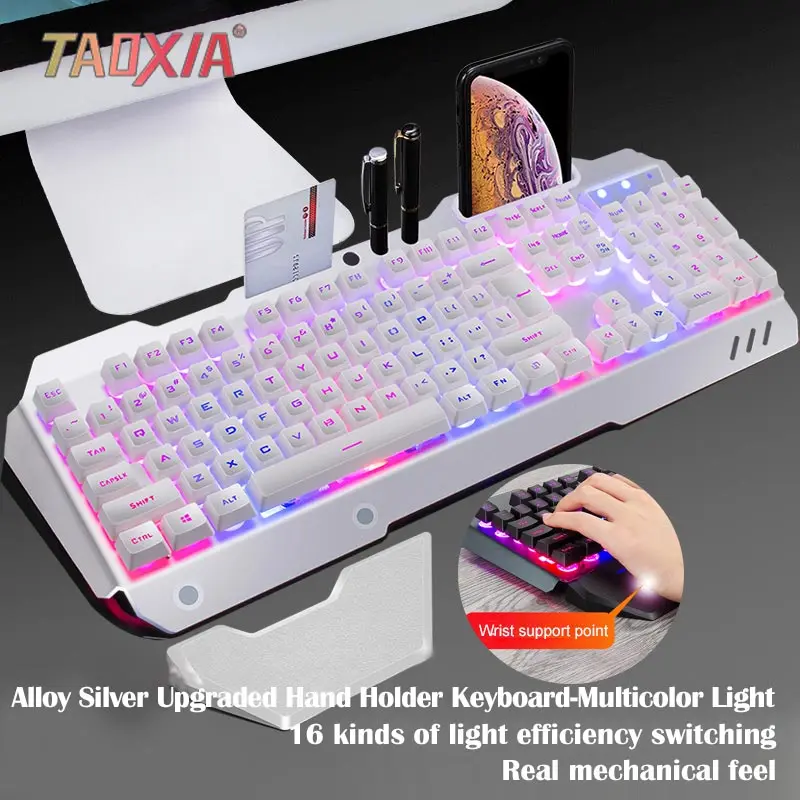 Herdsman реальная механической клавиатуры для рабочего стола стимпанк портативного