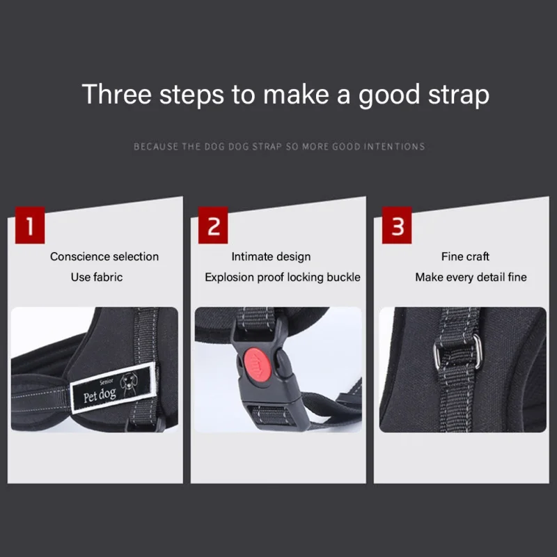 

Adjustable Nylon Mesh Vest Dog Harness For Puppy Kitten Pet Outdoor Walking Training Harness Dog Accessories