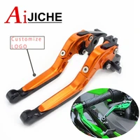 fits for kawasaki zx 6 1990 1999 w800se 2012 2016 motorcycle accessories extendable adjustable folding cnc brake clutch levers