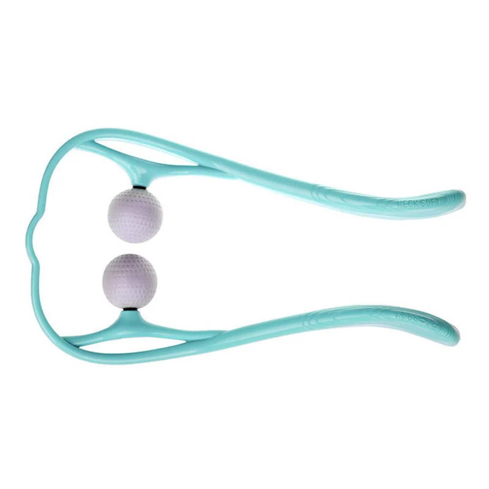 

3pcs Cervical Massager Manual Neck Massager Multi-function Health Care Relaxed Pain Massage Ball (Blue + Pink + Green)