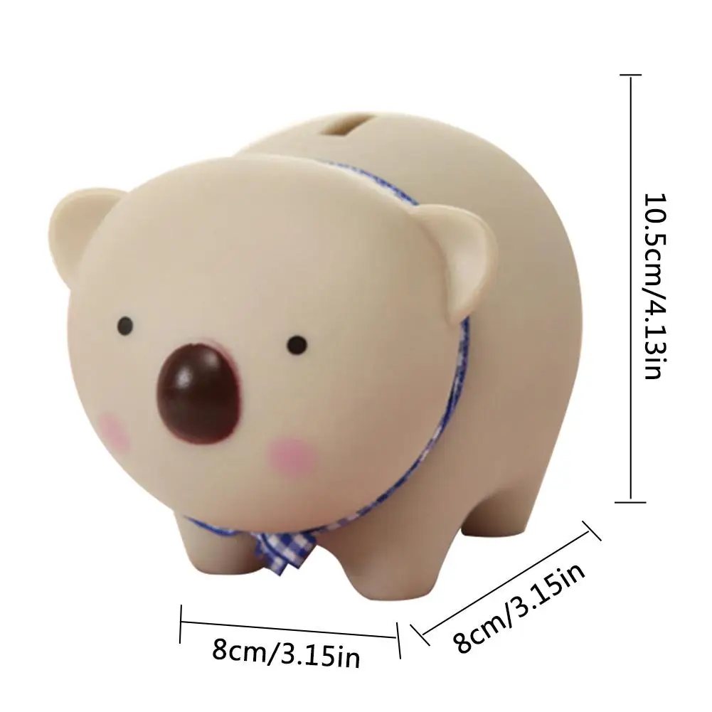 

Creative Animal Piggy Bank Cute Silicone Doll Piggy Bank Panda, Koala, Pig, Rabbit Four Styles Christmas Children's Gift