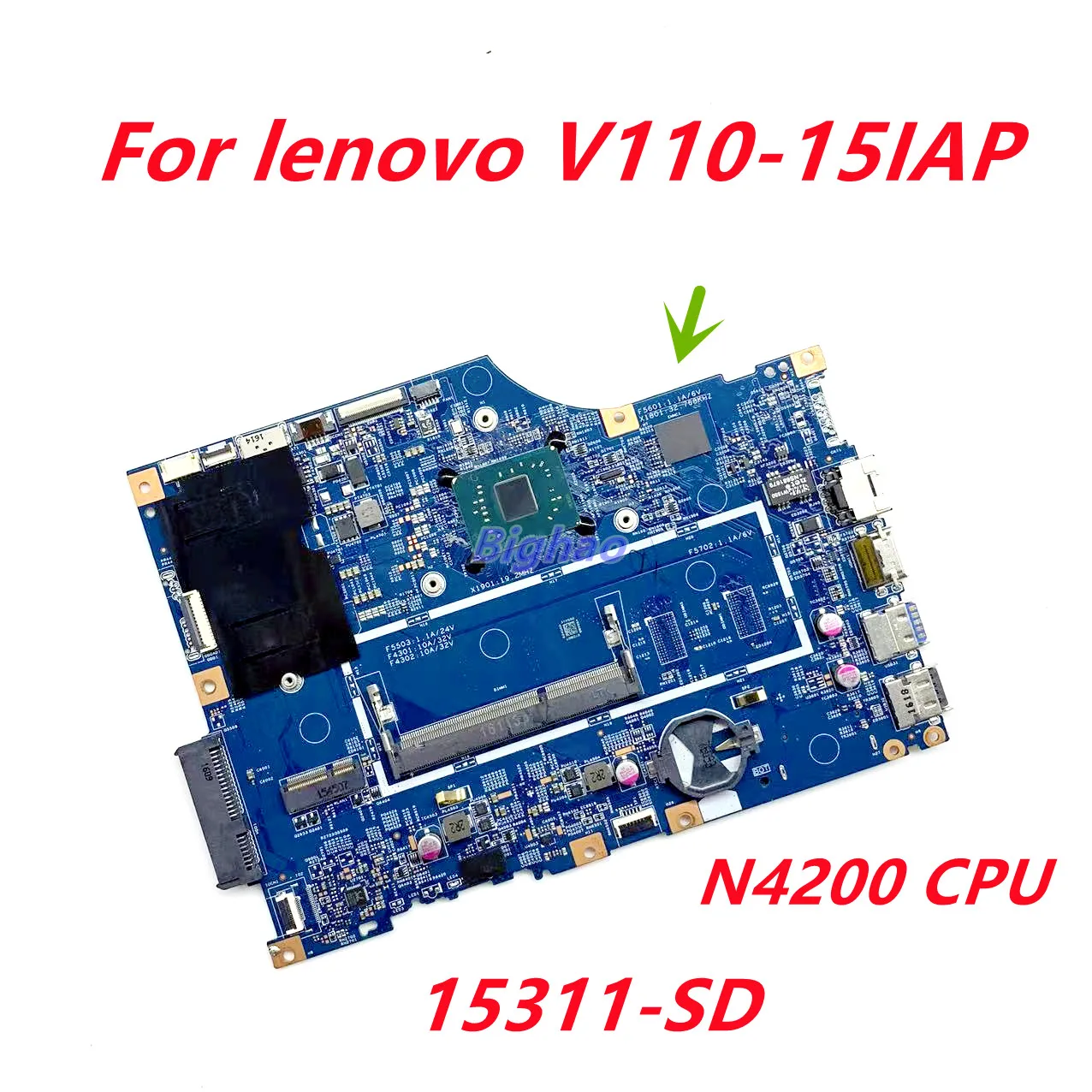 

Материнская плата N4200 CPU 448.08A05.00SD lv114a _ mb_hf 15311-SD материнская плата для ноутбука LENOVO V110
