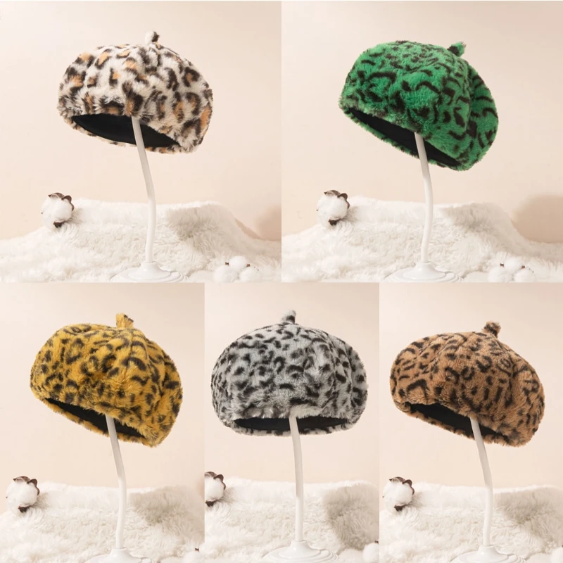

Children Beret Round Flattish Keep Warm to Prevent Illness High Quality 87HD