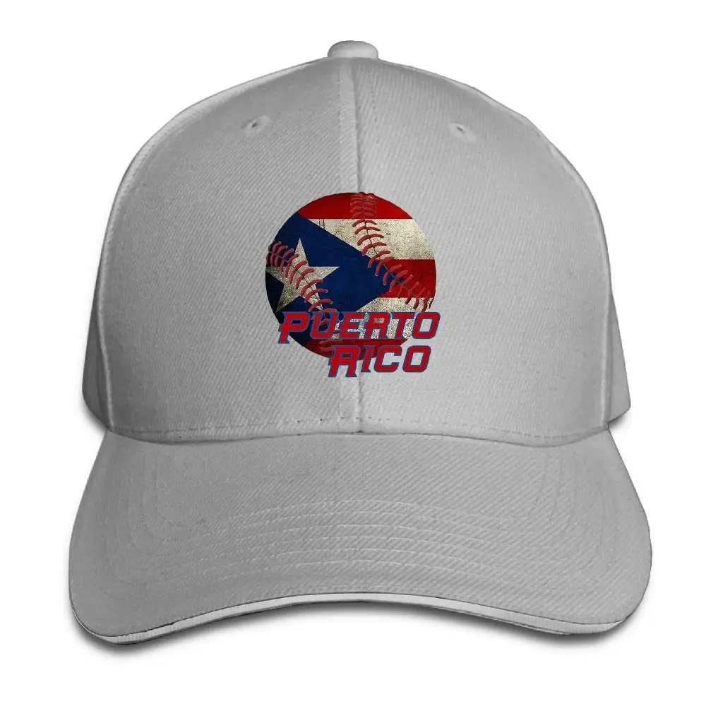 Взрослая бейсбольная кепка Пуэрто Рико с флагом хлопковая легкая регулируемая