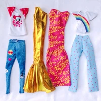 fashion handmade gifts girls doll clothes tops pants kids toys accessories dress for barbie dolls christmas present child game