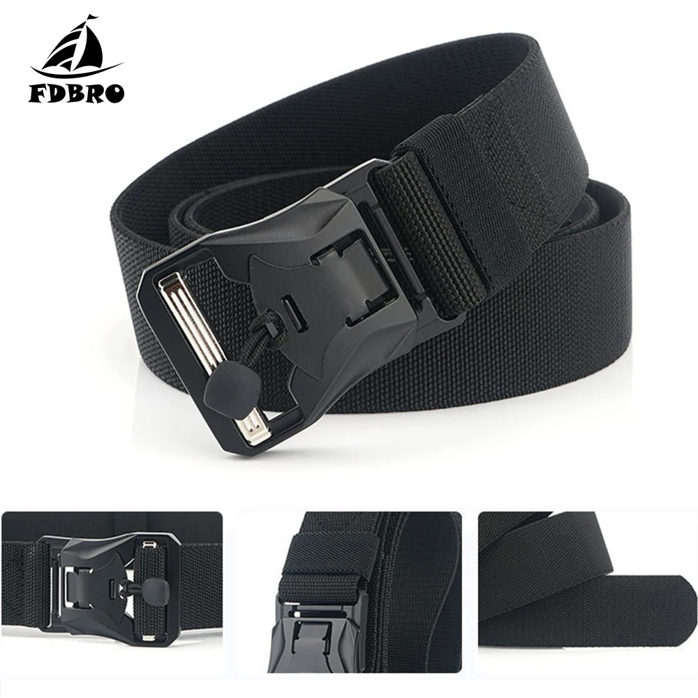Армейский тренировочный нейлоновый пояс с металлической пряжкой уличный