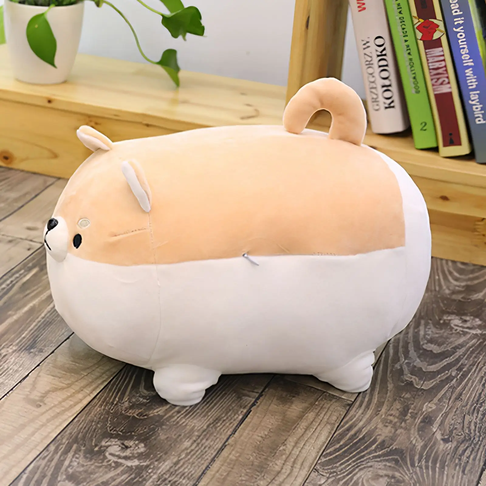 Мультяшная милая собака плюшевая игрушка подушка мягкое животное корги подарок