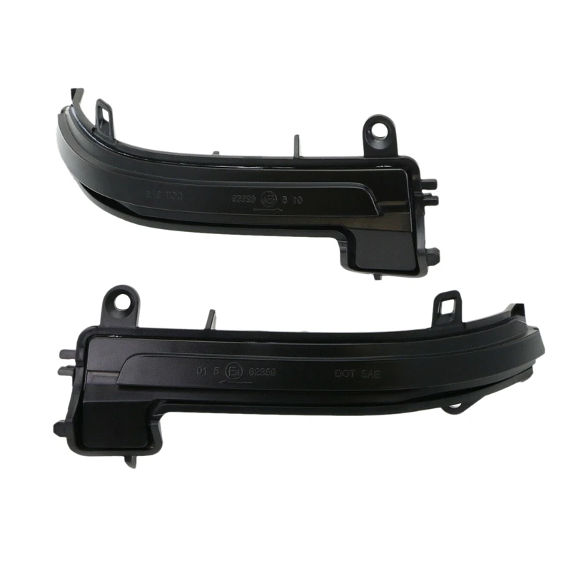 2 шт. динамическое рулевое сигнал ЖК-зеркало заднего вида с указанием флэш-память