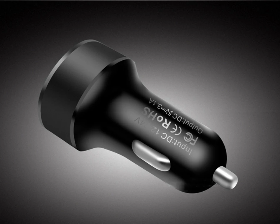 3.1A 5V двойной зарядное устройство USB с Отображение напряжения на светодиодном дисплее/текущий дисплей мобильного телефона автомобильное зарядное устройство для смартфона/планшета