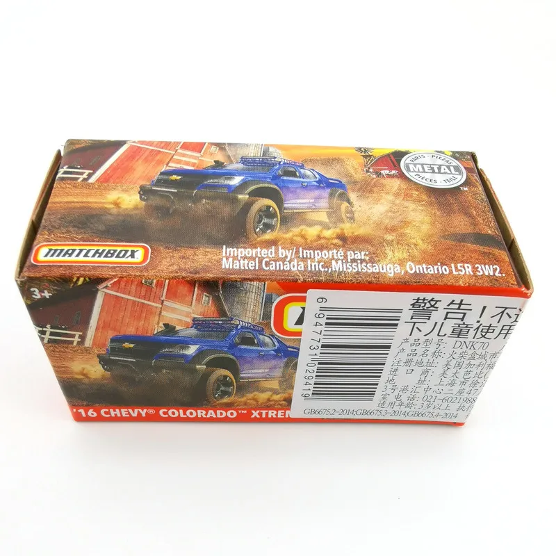 

2020 Matchbox Cars 1:64 Car 16 CHEVY COLORADO XTREME Metal Diecast Alloy Model Car Toy Vehicles