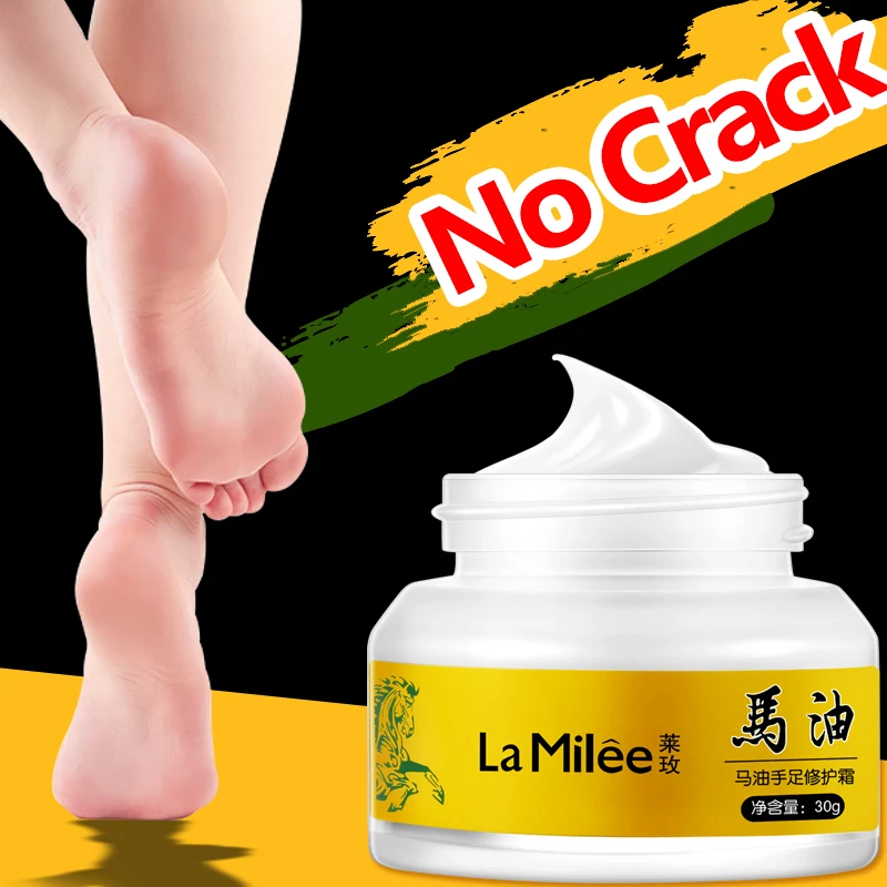 Конское масло крем для рук пятки пилинг ног восстанавливающий против сухой