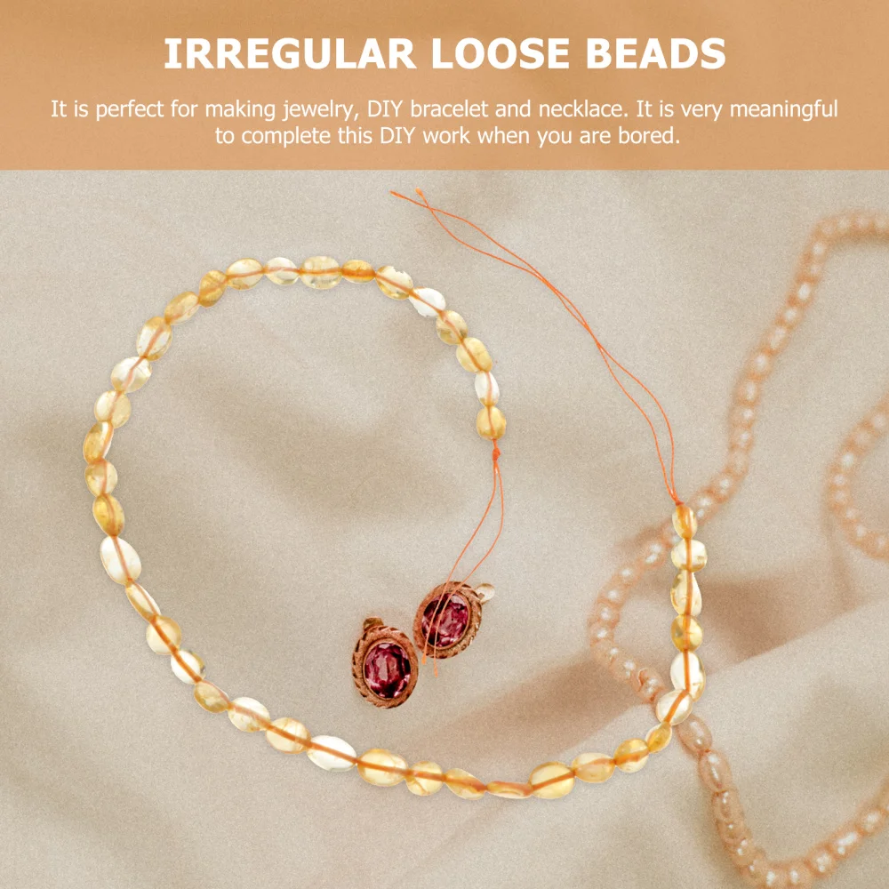 

Unfinished Natural Irregular Shape Gemstone Bead Chain Pretty Crystal Bead