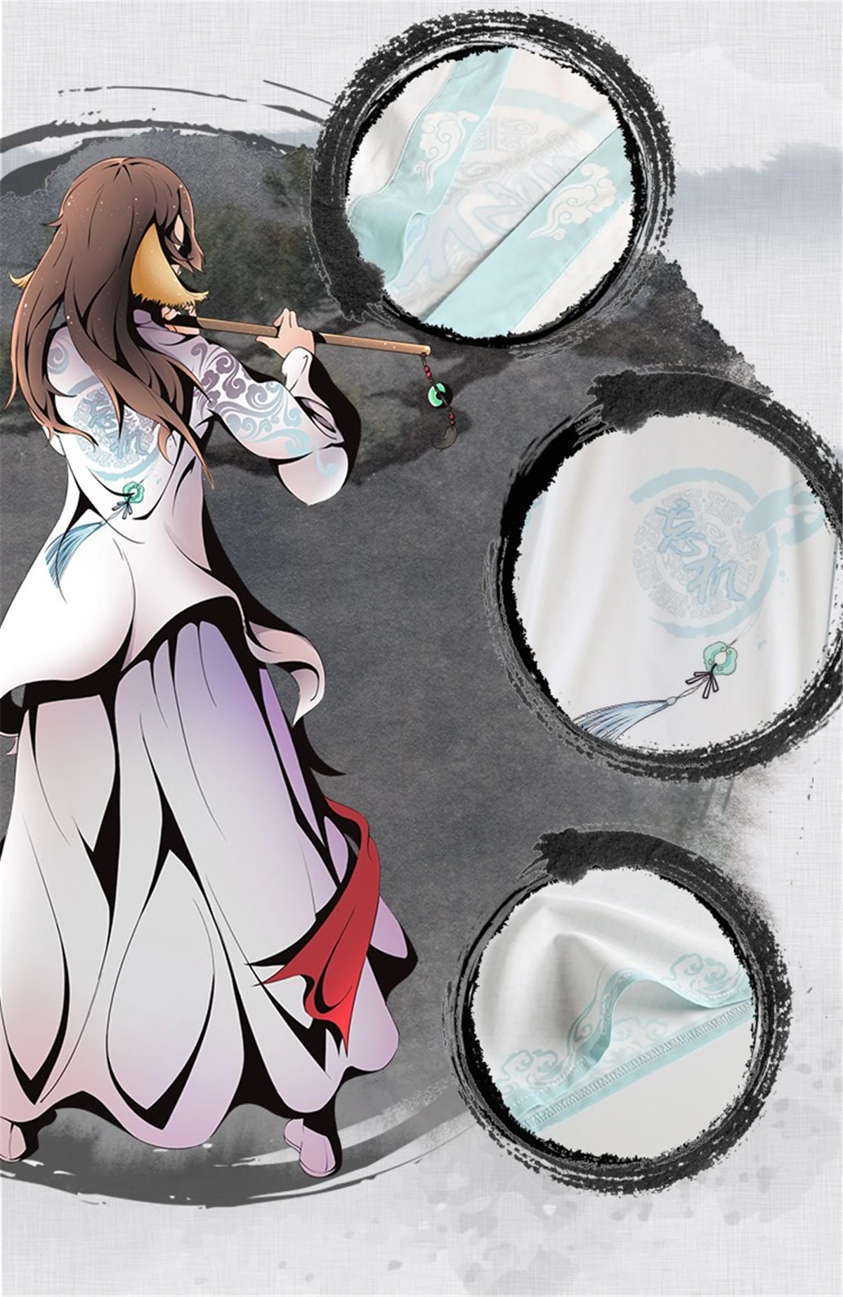 Кимоно Wei Wuxian Lan Wangji хаори Косплей МО дао Zu Ши костюм для мужчин женщин Grandmaster of Demonic