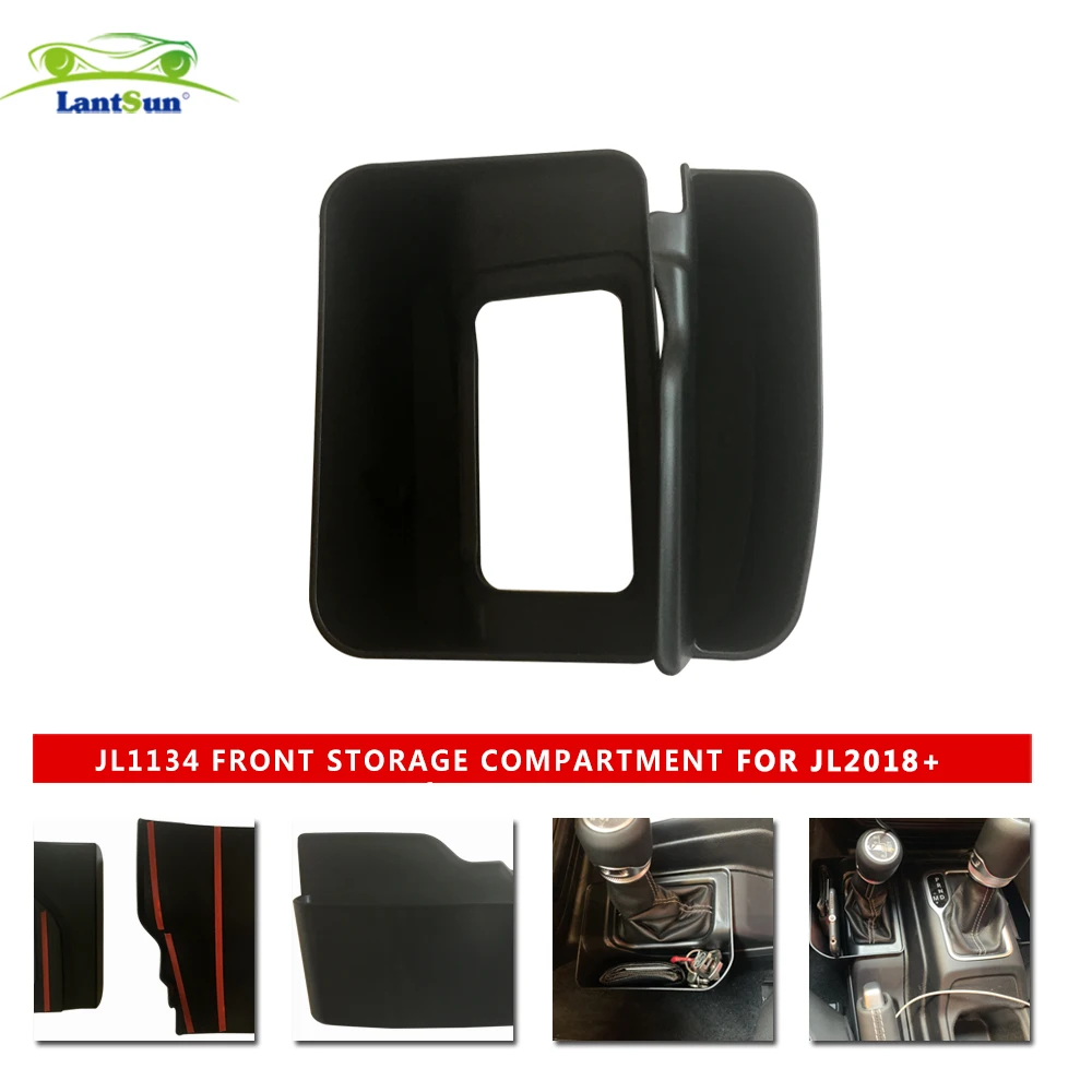 

Передняя Коробка передач JL1134. Применимо к jeep Wrangler JL 2018 ++, багажник для хранения автомобильных продуктов Lantsun