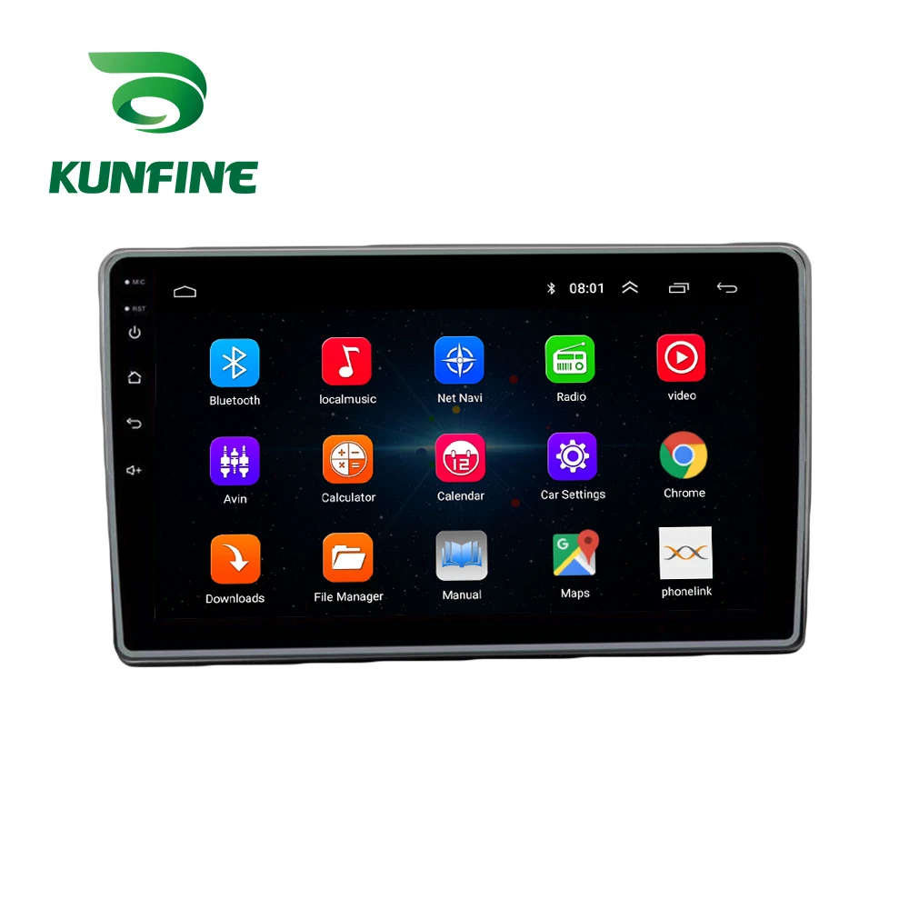 Android 10.0 Octa Core Car DVD GPS Navigation Player Deckless Car Stereo for Mahindra KUV100 Car Radio Unit WIFI