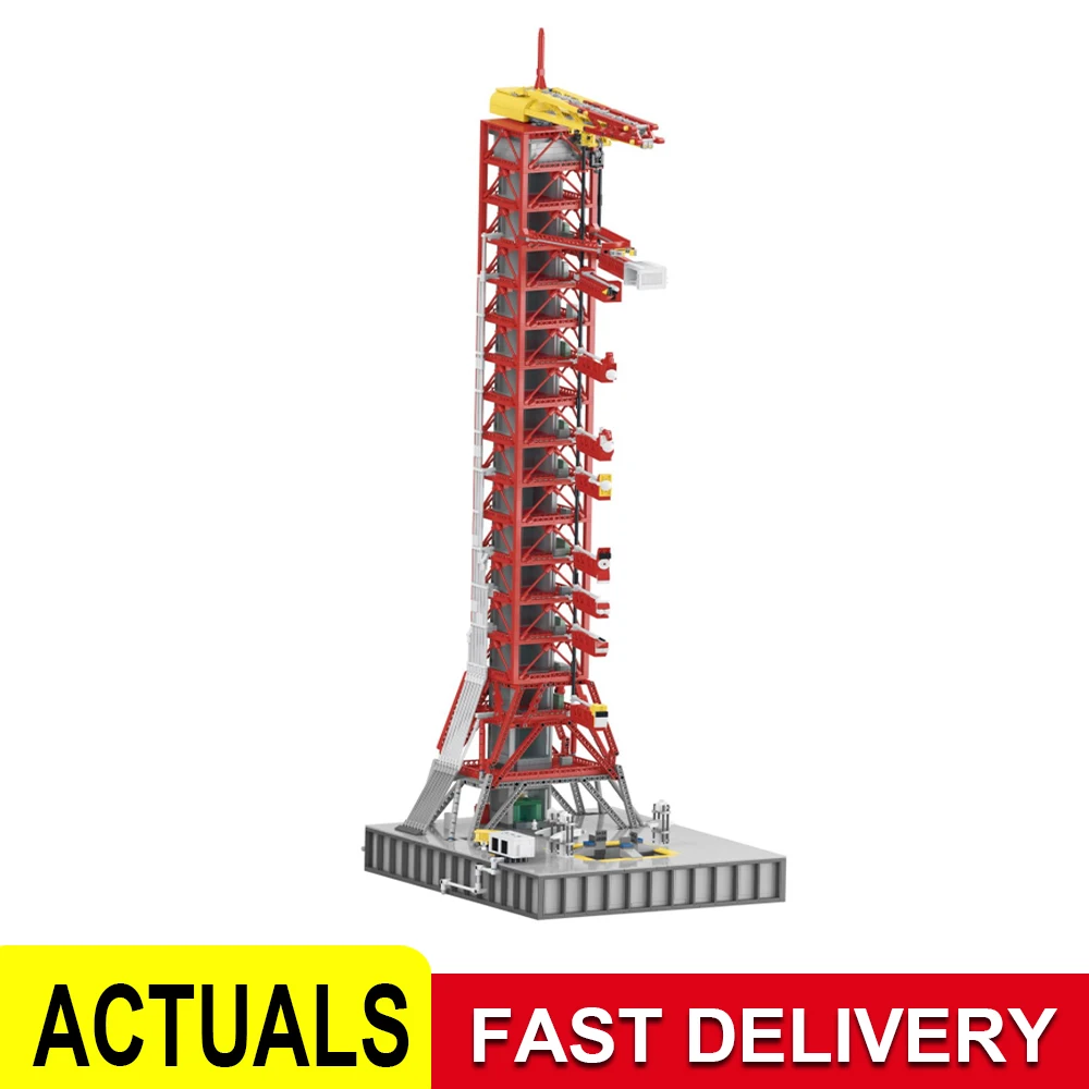

Mork Apollo 11 Model Kit Blocks Building Blocks Saturn V Rocket Bricks Lander Space Launch Kit Plastic Set Toys For Children