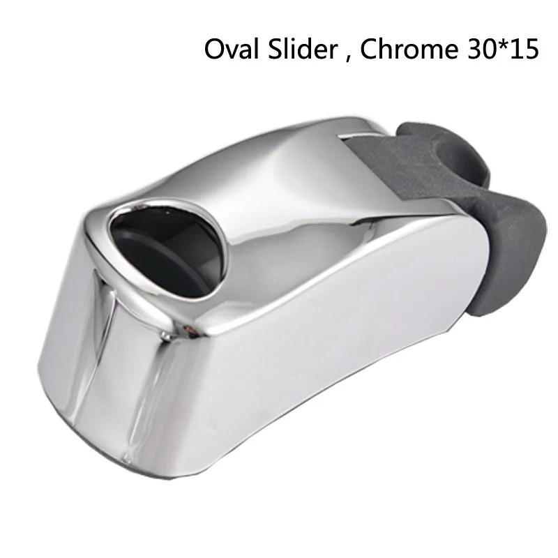 Овальная хромированная нержавеющая сталь Регулируемая 3 функция душевая горка с