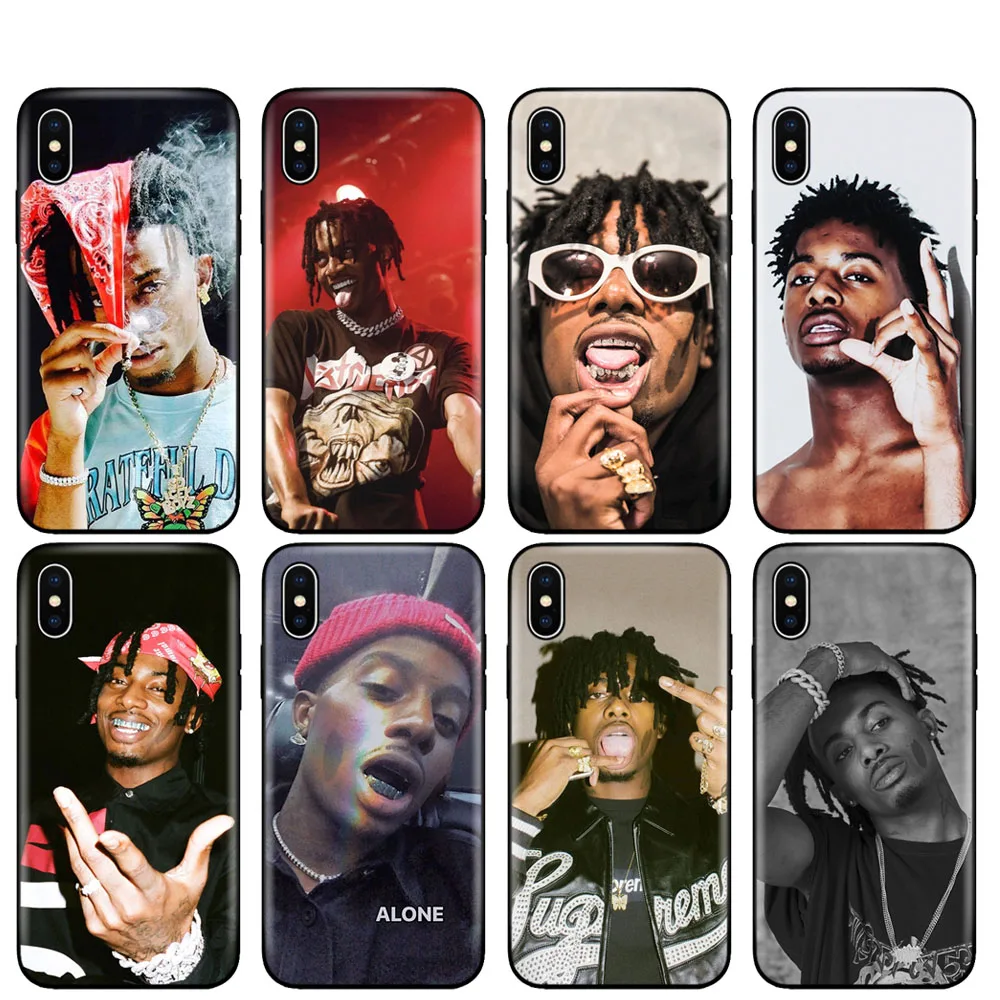 Черный чехол из ТПУ для iphone 5 5s se 6 6s 7 8 plus x 10 силиконовый XR XS 11 pro MAX Модный Playboi Carti