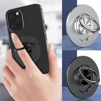 magnetic base bracket for iphone 12 pro max mini socket pad for magsafe without finger grip phone ring stand airbag holder