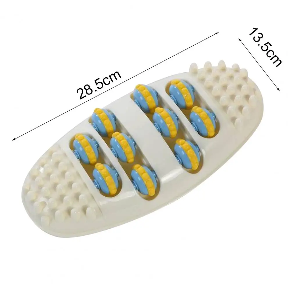 

Massage Roller Eco-friendly 360 Degree Rotation White Color Dual Foot Massager Roller for Home