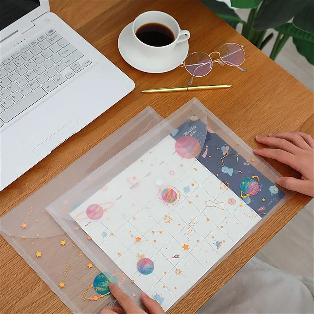 1 шт. A4 фэнтези космическая планета сумка для файлов Офисная папка документов