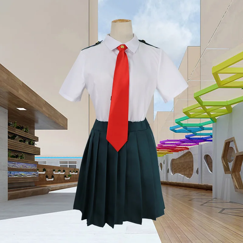 Костюм для косплея из аниме Моя геройская Академия летняя рубашка боку без