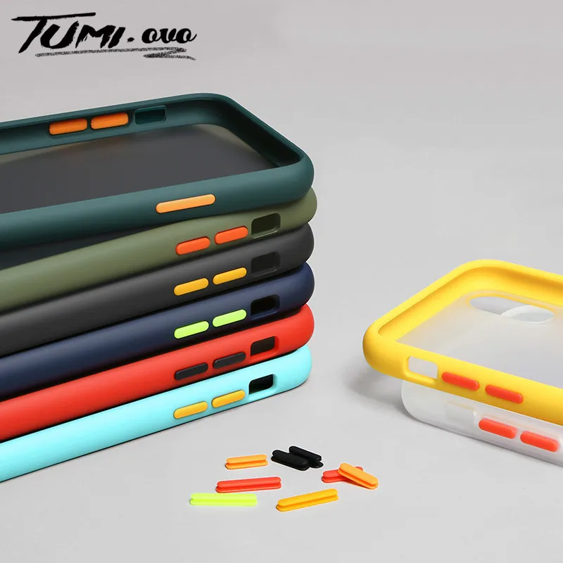 Чехол накладка TUMI.OvO для Xiaomi серии Redmi/Note/Mi силиконовый матовый цвета в