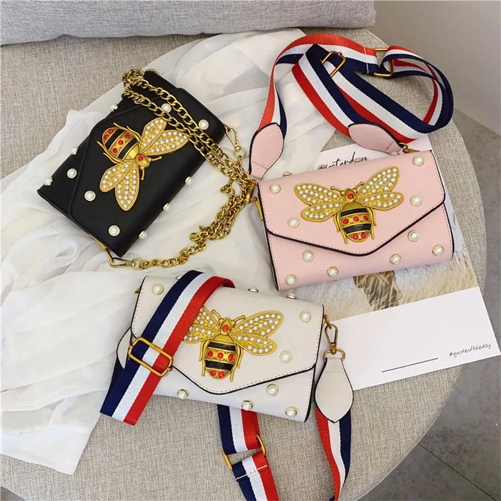 Женская маленькая квадратная сумка через плечо PinShang два способа ношения