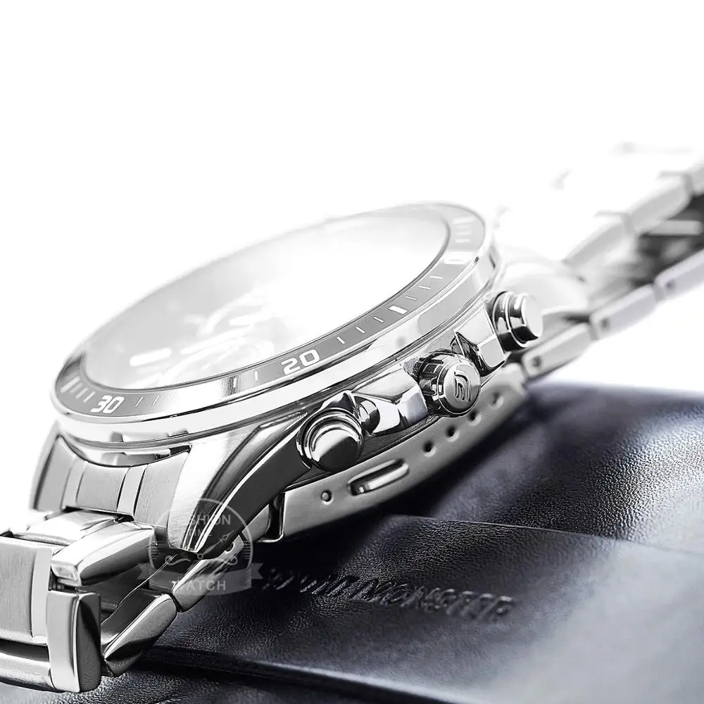 Дешево Часы Casio Edifice часы мужские Взрыв лучший бренд класса люкс комплект кварц 100м Водонепроницаемый Световой Хронограф мужские часы Спортивные в...