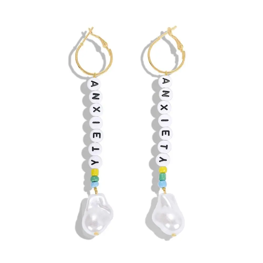 Miwens Bauble Bar Роскошные Жемчужные Серьги-кольца для женщин 31 тип очаровательный с жемчугом эффектные круглые серьги вечерние висячие украшения макси - Окраска металла: 11