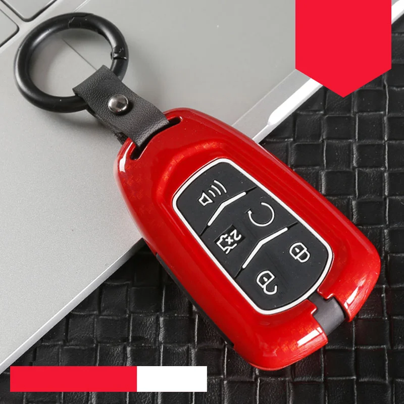

Car Key Cover Protection Case For Cadillac ATS CT6 CTS DTS XT5 Escalade ESV SRX STS XTS ELR 2014 15 2016 2017 2018 Key Covers