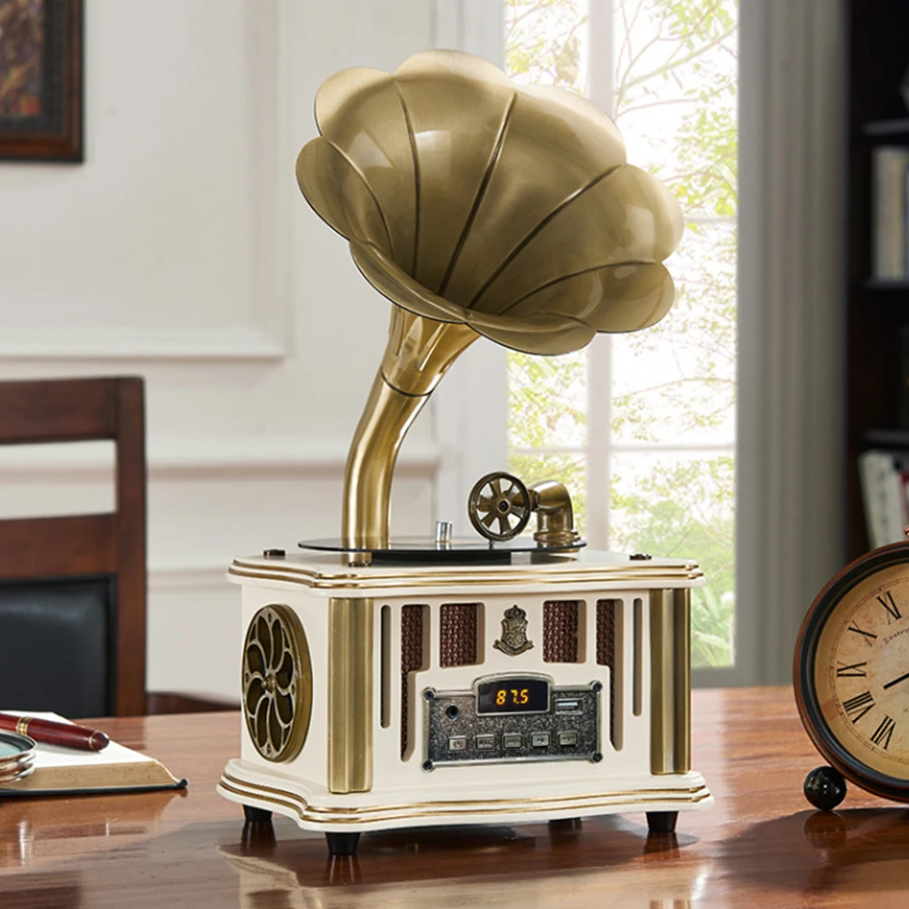 

8831C мини-телефон, Bluetooth 4,2, два трека, USB-плеер, FM-радио, пульт дистанционного управления, два динамика Hi-Fi, фонограф