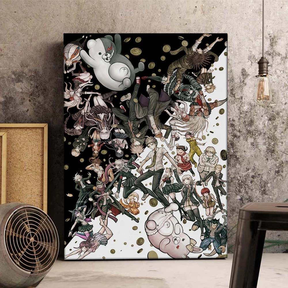 

Anime Danganronpa Wall Art Poster Character Peripheral Memorial Home Decor Canvas Painting Print Pictures Bedroom Children Room