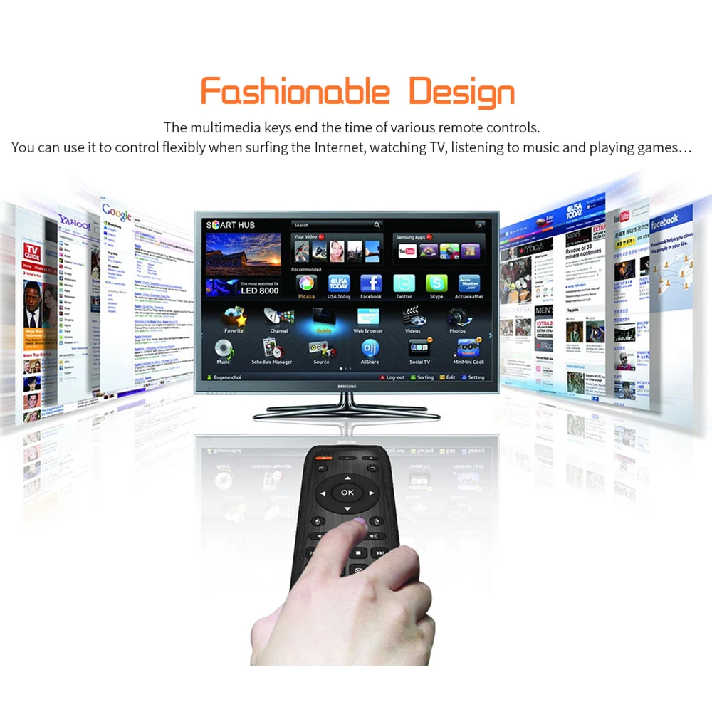 Viboton KB 91s 2 4G мини беспроводная клавиатура Air Mouse с ИК обучением для ПК IPTV плеер H96 X96