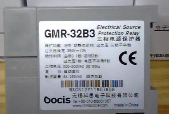 Три фазы переменного тока протектор последовательности фаз протектор натуральная Leji/Kosi GMR-32B3