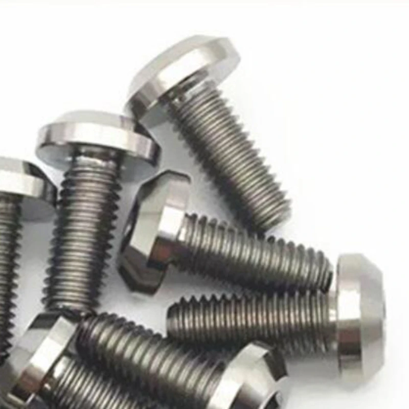 

4Pcs M6 Titanium Screw for Bike Motorcycle Disc Brake Hex Socket Fasteners Modification Screws M6X15mm