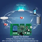 Беспроводной Wi-Fi таймер для орошения, Zigbee Gateway Link Tuya Ewelink, управление через приложение, 7-32 В, поддержка Alexa Google Home