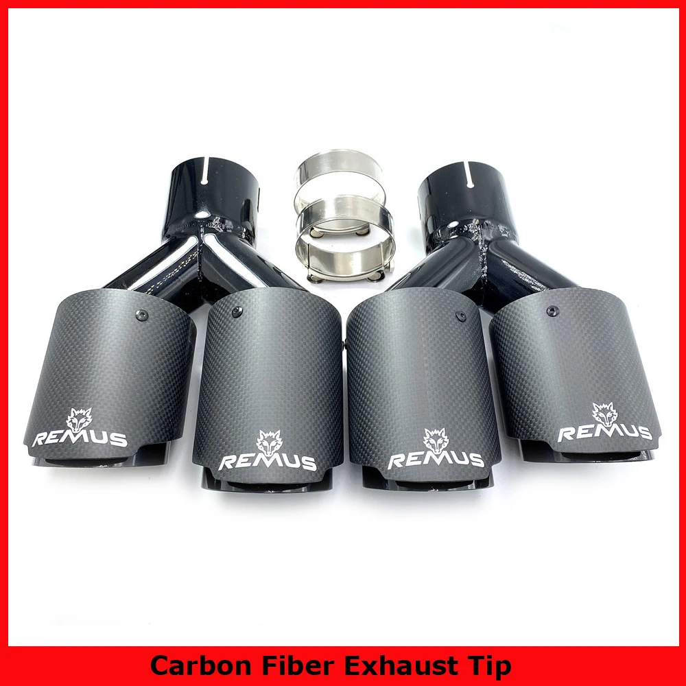 Римуса 2 шт. матовое углеродное волокно рассеиватель света Y Форма двойной выход