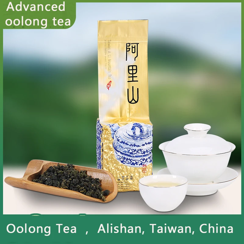 Тайваньский чай Oolong Alishan Зеленая пища мягкий Jinxuan 150 г 300 пакет|Заварники| |