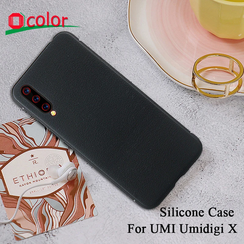 Силиконовый чехол ocolor для Umidigi X защитный мягкий из ТПУ 6 35 дюйма накладка