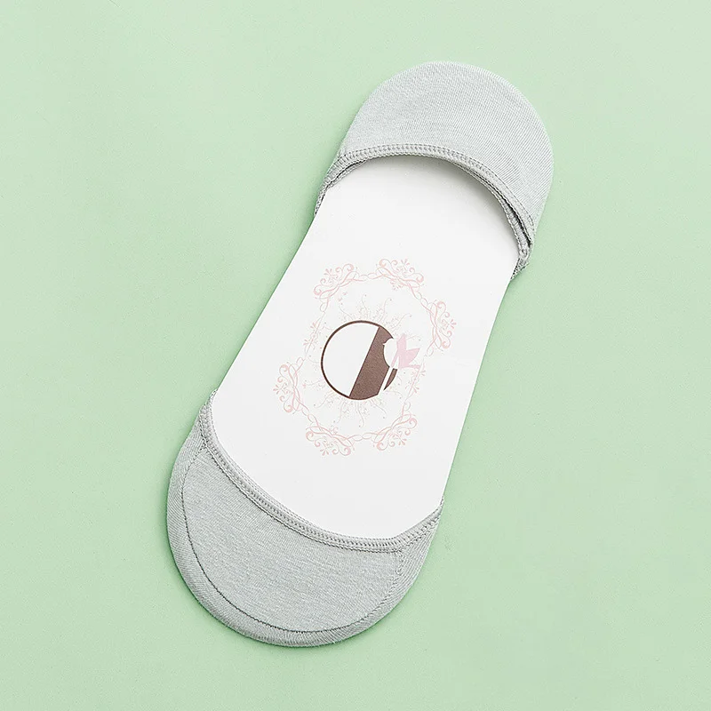 Носки-следки Женские однотонные из силикагеля 1 пара = 2 шт.